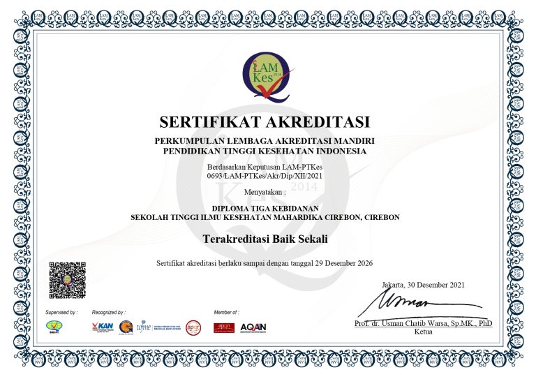 Sertifikat Akreditasi Program Studi Kebidanan